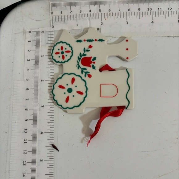 🛍️3/$30 Vintage Russ ceramic train Christmas holiday tree ornament decoration‎ - Picture 12 of 12